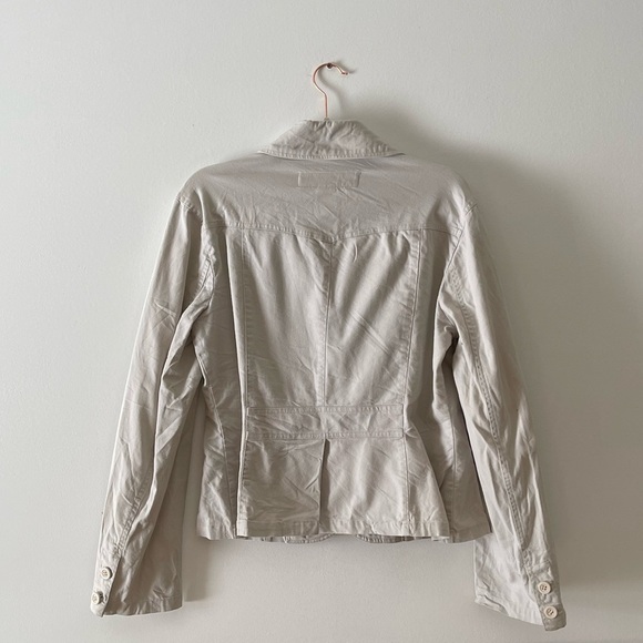 Maurices Vintage Light Beige Blazer Jacket Size Large - Picture 3 of 7